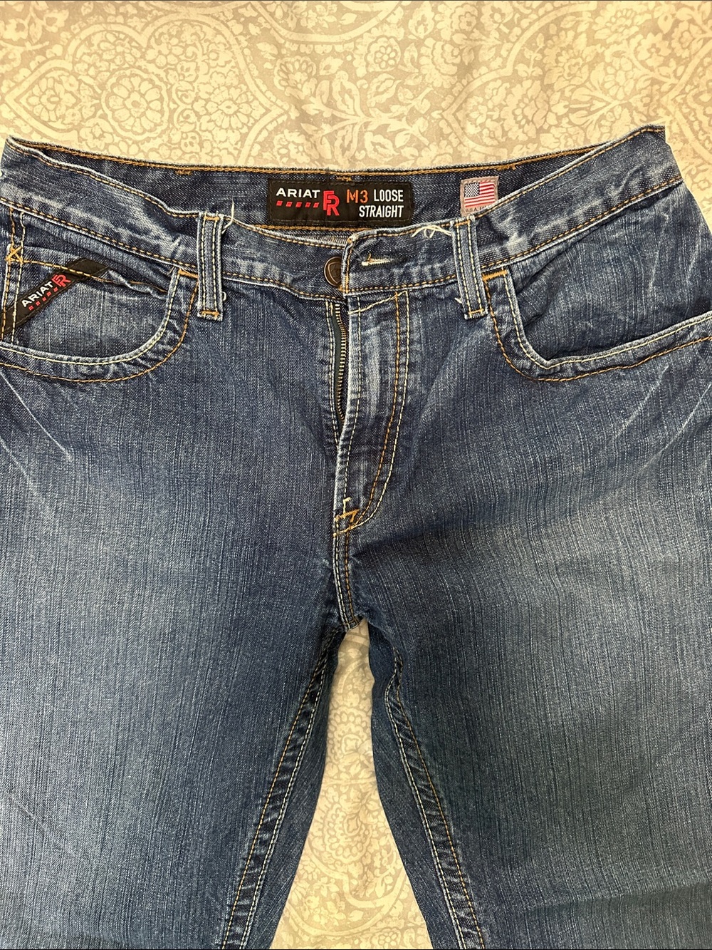 Ariat Fr M3 Loose Basic Stackable Straight Leg Jean View 6